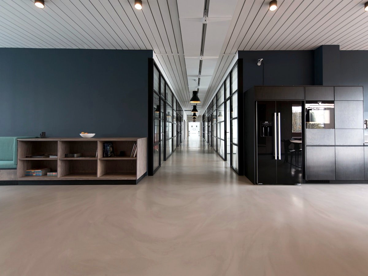 Modern commercial office space with professional lighting — D'Amore Enterprises commercial electrical